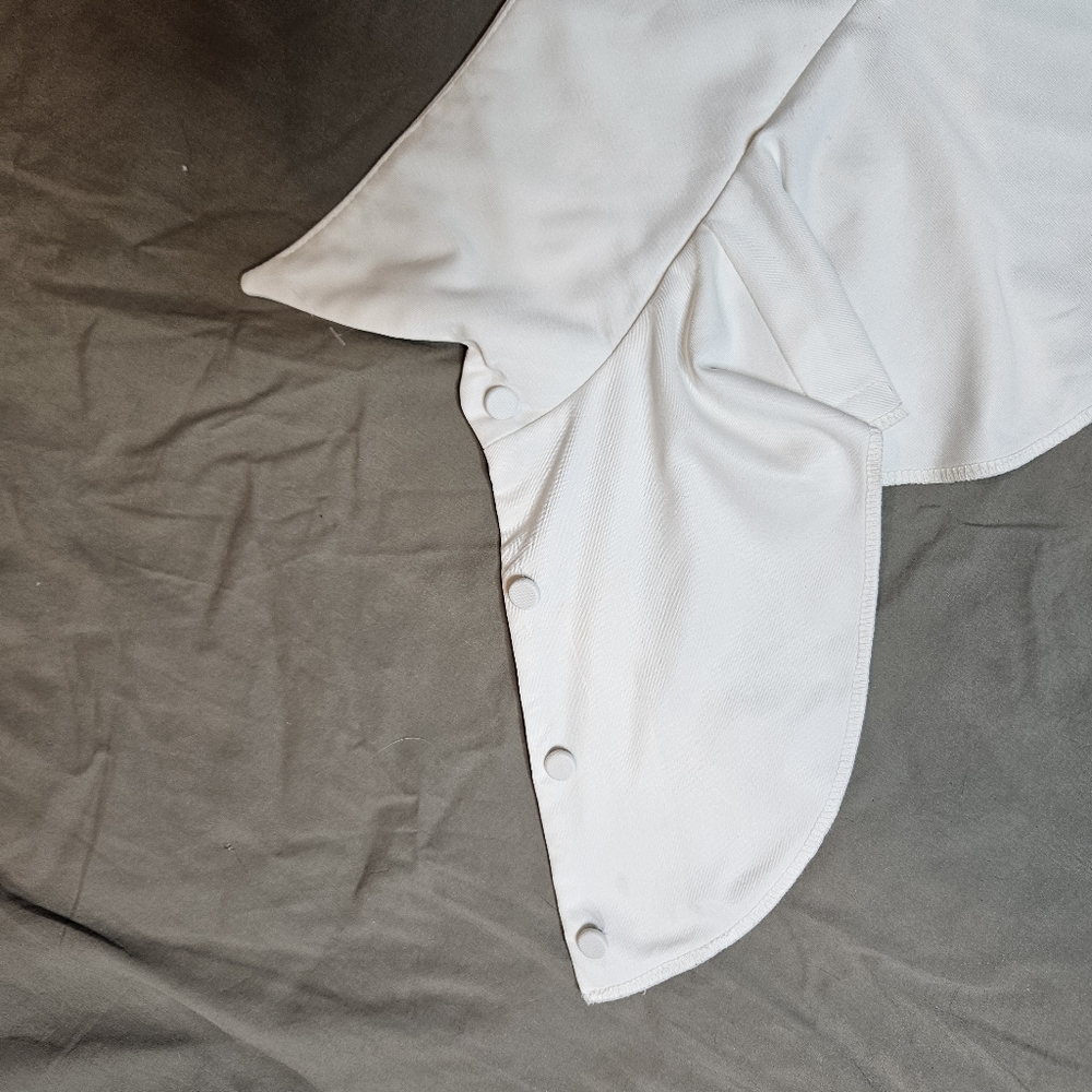 Vintage Cirette California Detachable Dickey Collar White Faux Blouse Bib 60 70s - Picture 6 of 11
